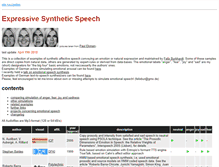 Tablet Screenshot of emosamples.syntheticspeech.de